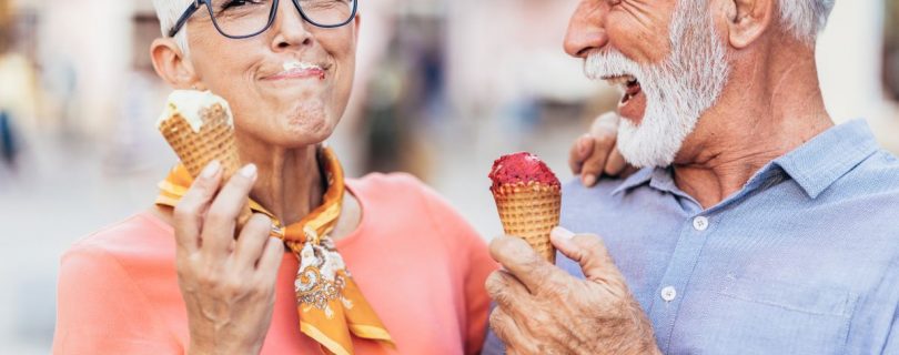 Seniors enjoy Ice Cream